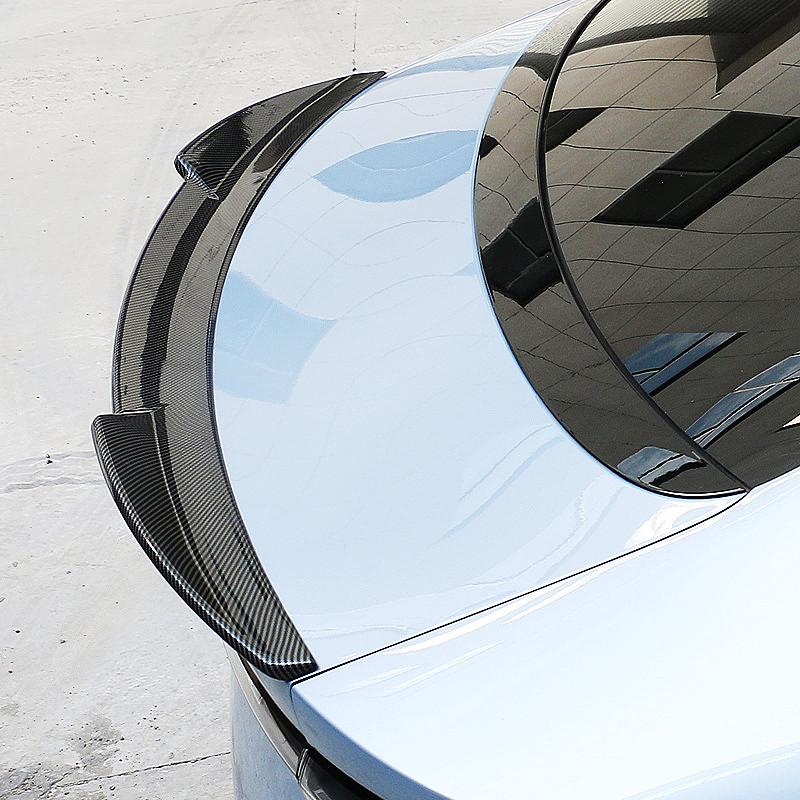 For 2022-2024 BYD Seal EV DM-i Black Carbon Car Rear Trunk Lid Ducktail Spoiler Wings Exterior Tuning Accessories Part