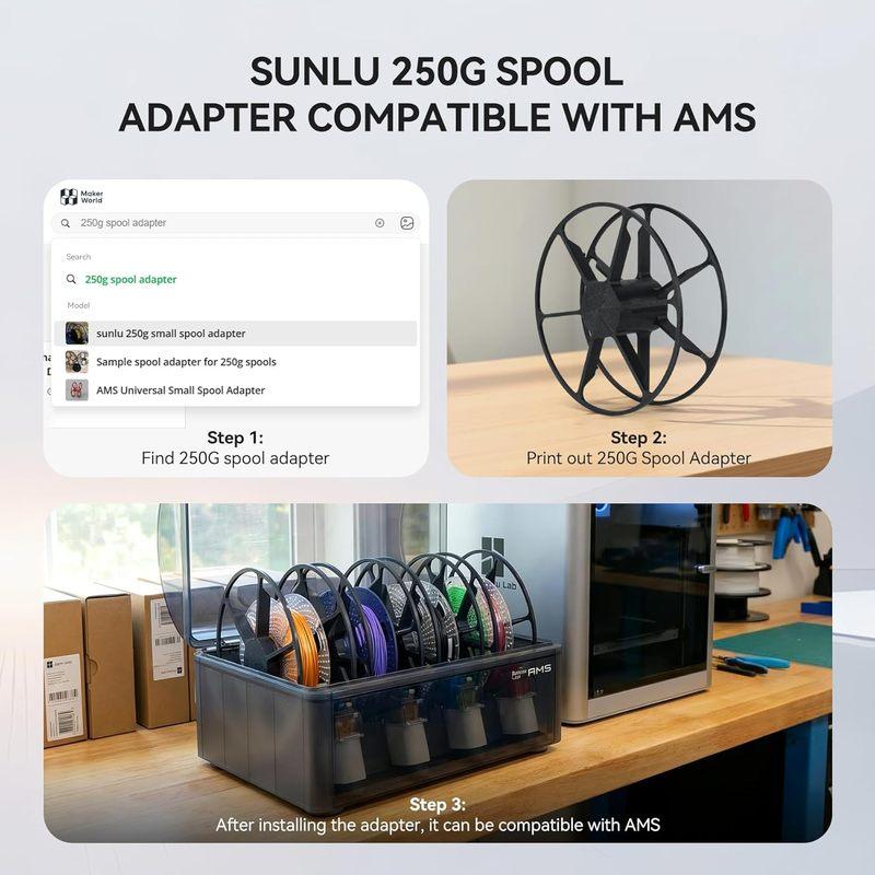 Bundle Filamento PETG da 16 Colori, 1,75 mm, 0,25 kg per Bobina, 4 kg Totale, Confezionato Individualmente Sottovuoto