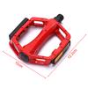 1Pair Bicycle Pedals Mountain Bicycle Aluminum Alloy Footrest Cycling Flat Pedals