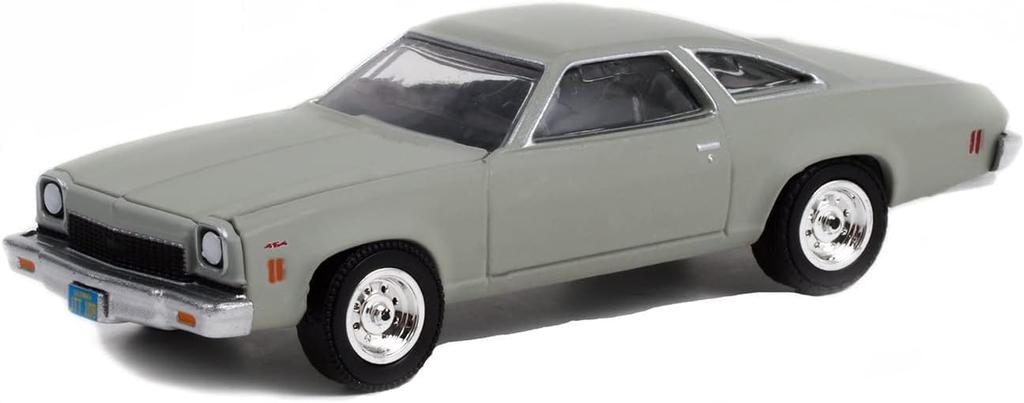 Greenlight Scale Chevrolet Chevelle Malibu 1973 Gray Diecast Model Car 1/64 "Drive" [Used]