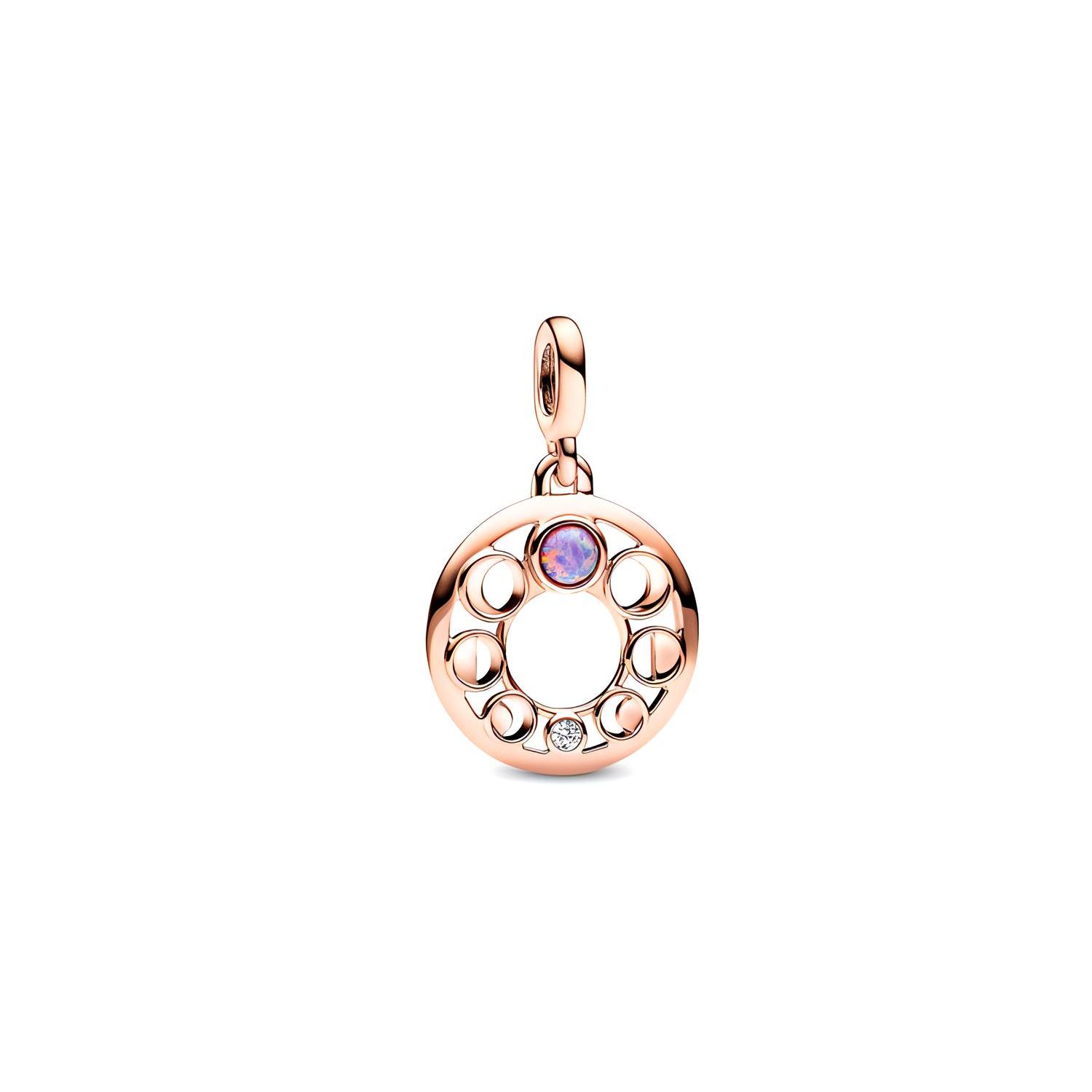 Pandora New Moon Diamond Pendant Women pendant Rose-Gold 782806C01 Rose Gold