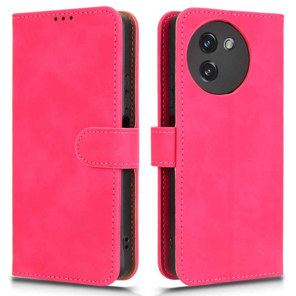 For Doogee Note 59 Pro/Note 59 Leather Case Skin Feel Anti Drop Wallet Flip Phone Cover
