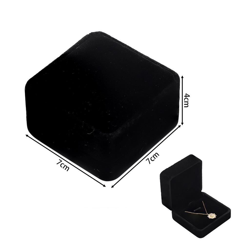 Rounded Flannel Jewelry Box for Rings, Earrings, Pendants, Bracelets, Bangles, and DIY Packaging.