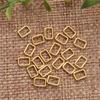 20pcs 4mm Tri-glide Mini Ultra-small Luggage Hardware Square/Triangle Buttons Diy Dolls Bag  Bag Buckle