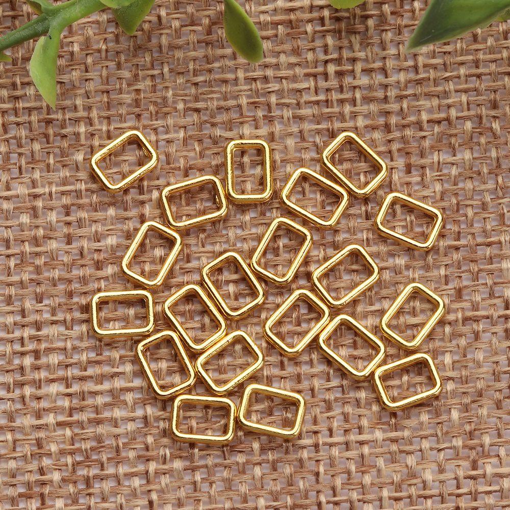20pcs 4mm Tri-glide Mini Ultra-small Luggage Hardware Square/Triangle Buttons Diy Dolls Bag  Bag Buckle