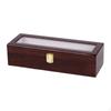 Watch Storage Box Wooden Timepiece Display Clear for Collectors, Dresser, Showroom