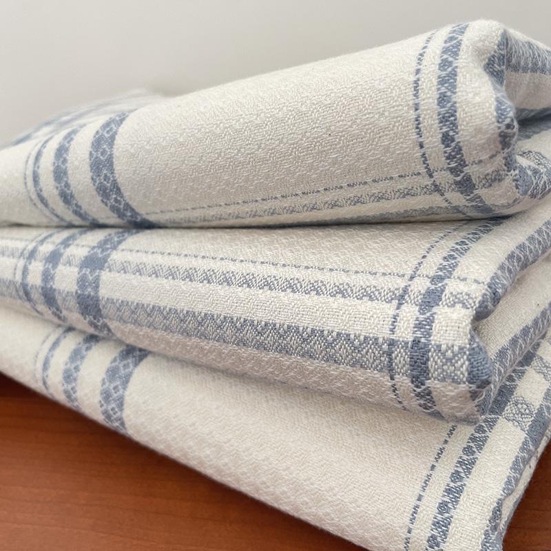 Doppelgröße reine Baumwolle Jacquard Bettlaken - Dick, Atmungsaktiv, Hautfreundlich für Herbst/Winter