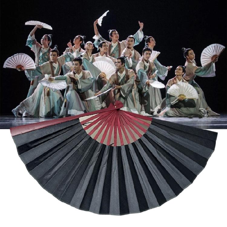 8Inch Cloth Hand Fan Bamboo Folding Fan Handheld Wedding Fans Folded Fan for Home Office Decorations DIY Supplies