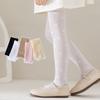 Schleifen-Ballettstrumpfhose Einfarbige Tanz-Leggings Dünne Seidenstrumpfhose für Mädchen Kinder