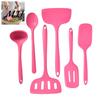 Durable Stir Frying Tools Pink Kitchen Utensil, Food Grade Silicone Cooking Tool, Non-stick Heat Baking Supplies for Home Resistant Cookware,