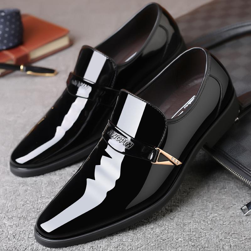 Fashion Men Shoe Men Leather Casual Business Shoe Trendy Loafers Men Dress Shoe Pointed End Sapato Social Masculino Chaussure Hommes