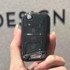Transparent Black Key Cover for FAW-Volkswagen Jetta VS5/VS7 - Simple Design