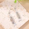 Fashion Stainless Steel Fishbone Drop Earrings Women Men Punk Hip-hop Earrings Club Party Jewelry Gifts