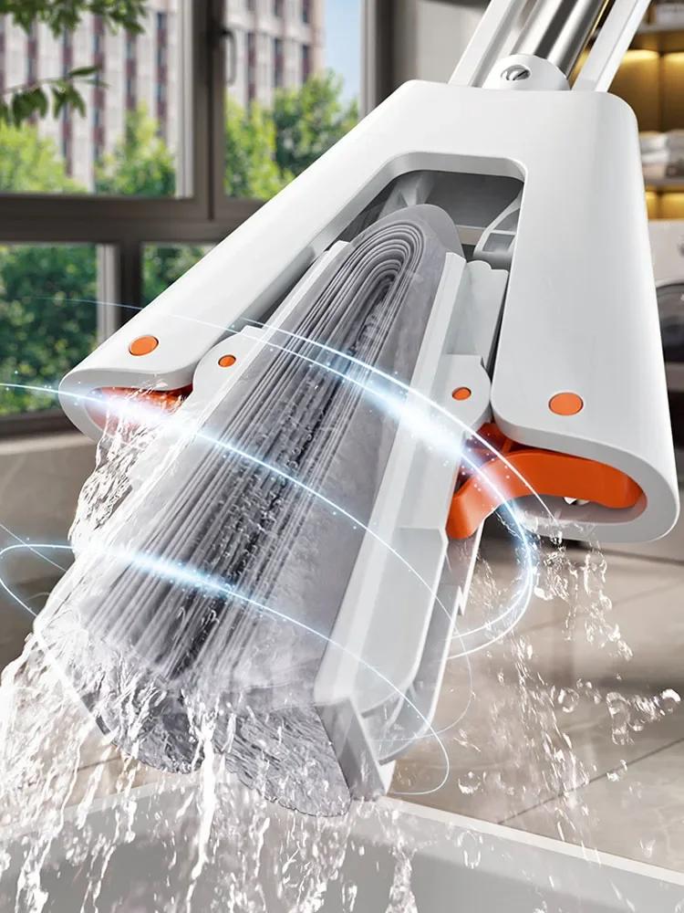 Squeeze Self-draining Collodion Mop Wood Floor Tiles Spin Household Cleaning Tools To Clean Walls and Ceilings Floor