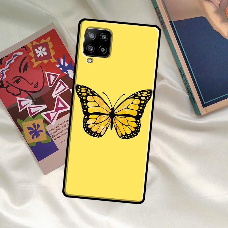 Luxury Butterfly Case For Samsung Galaxy A54 A06 A05 A16 A26 A36 A56 A53 A32 A52 A33 A13 A55 A35 A15 A14 A34