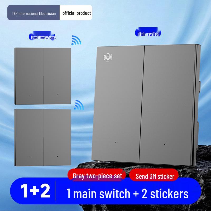 Smart Voice-Controlled Wireless Light Switch Panel