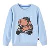 Children's Clothing Kawaii Cartoon Capybara Print Long Sleeve T-shirt Animal Capibara Sport Shirts Kids Cotton Sweatshirt