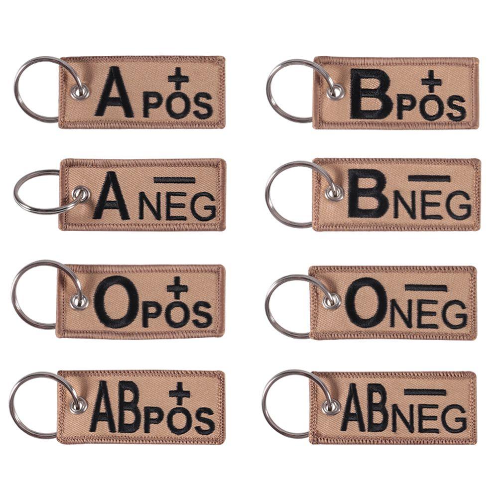 

Fashion Bag Pendant Key Chain Couple Keyring Fabric Blood Type Keychains Weave