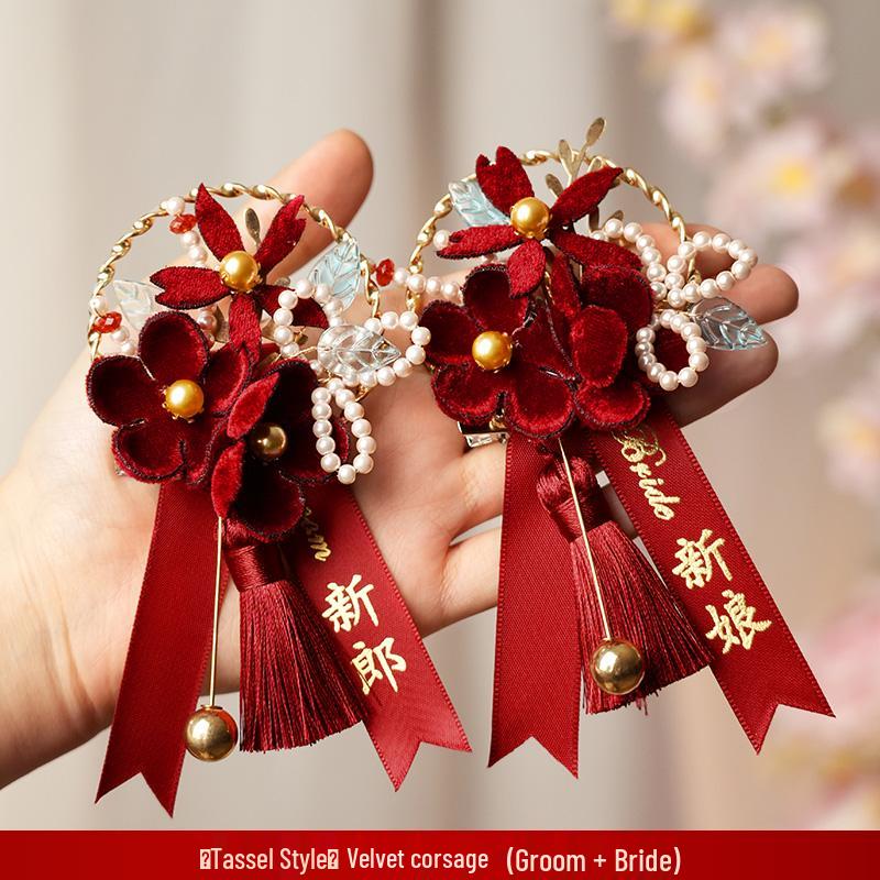 Wedding Boutonniere & Corsage for Groom, Bride, Parents, Best Man, Bridesmaid