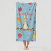 Cartoon cute P-peter rabbit Towel Drying Bath Towel Applicable To Light Swimming Camping Yoga Beach Out