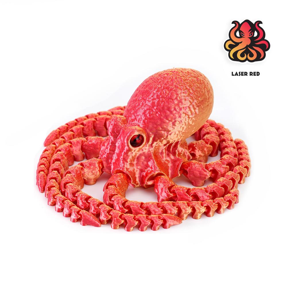 3D Printed Articulated Octopus – Poseable Tentacles Desk Toy, Eco-Friendly PLA Sculpture, Unique Gift for Kids & Adults