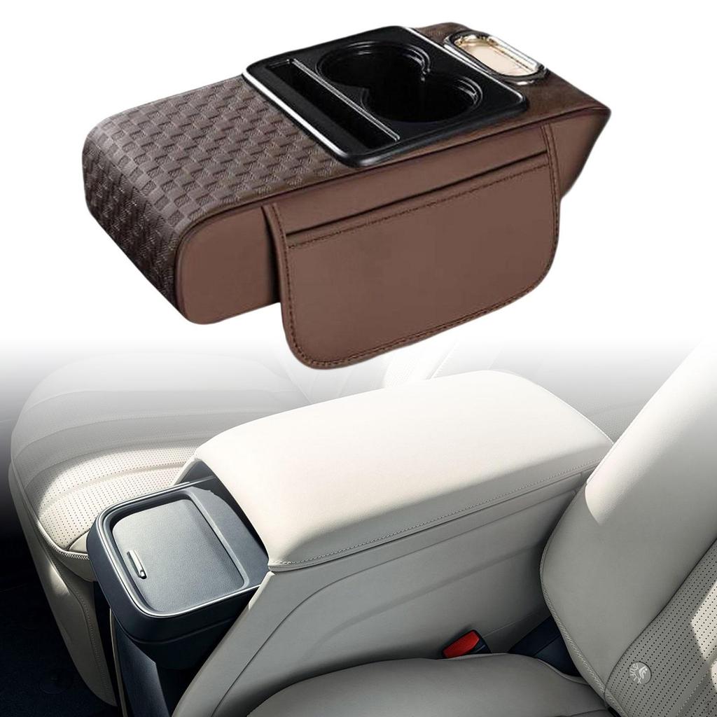Auto Armrest Cushion Center Console Cover Interior Organizer, Ergonomic Vehicle Arm Rest Car