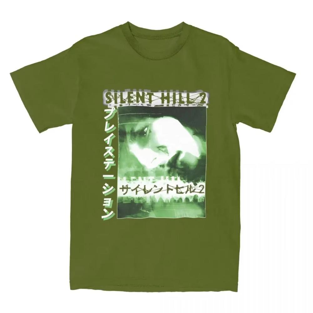 Silent Hill 2 Accessories Shirt Men Women Survival Horror Game Vintage  Printed Tee Shirts