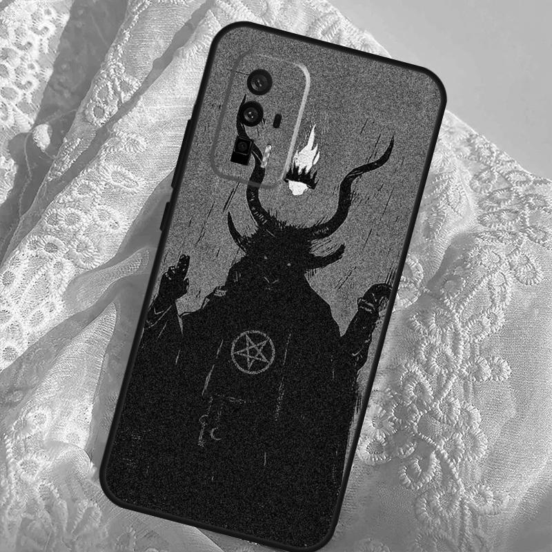 Devil Satan Dark Art Case For Xiaomi 14T Pro 13T 12T 11T 13 14 Ultra POCO X6 Pro M6 X3 X5 M5s F3 F5 F6 Cover