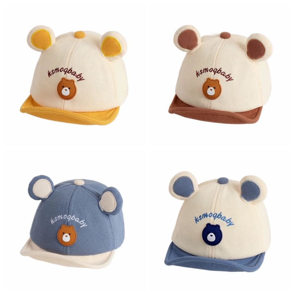 Ears Bear Baby Hat Animal Infant Sun Hat Cute Baby Baseball Cap  Outdoor
