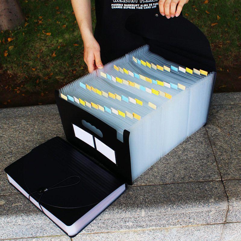 Student Test Paper Clip File Holder Large Capacity Folder A4 Material File Storage Category Folder Bill Bill Folder Pp