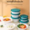Disposable Round Meal Prep Containers