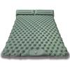 Double Inflatable Foot Pump Sleeping Pad: Widened, Moisture-Proof, Lightweight TPU Camping Bed.