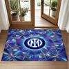 Borussia Dortmund Design Crystal Velvet Rug Soft Decorative Mat for Bedroom Entrance