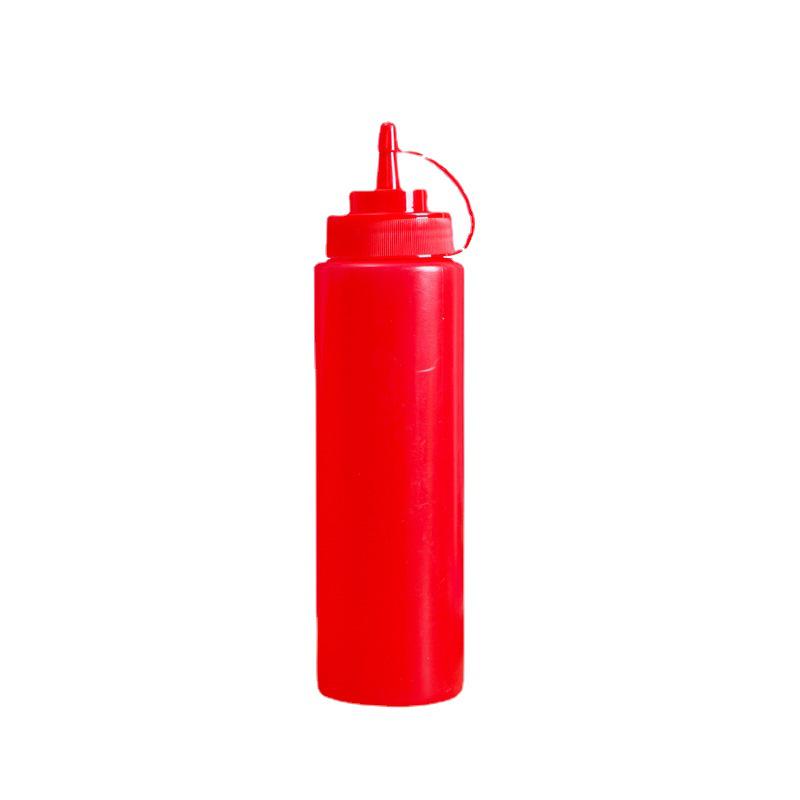 Food Grade PE Squeeze Bottle for Seasoning, Honey, or Ketchup - Pointed Mouth for Easy Use