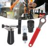 Bicycle Repair Tool Kit Hex Wrench Chain Breaker Bottom Bracket Crank Extractor Puller Maintenance SetBlack Bottom
