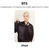 BTS PERMISSÃO PARA DANÇAR NO PALCO MINI CARTÃO FOTOGRÁFICO Fotocarteira Oficial