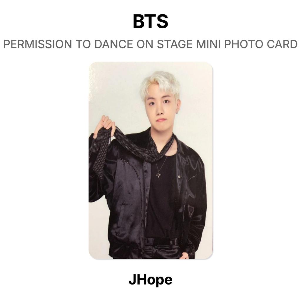 BTS PERMISSÃO PARA DANÇAR NO PALCO MINI CARTÃO FOTOGRÁFICO Fotocarteira Oficial