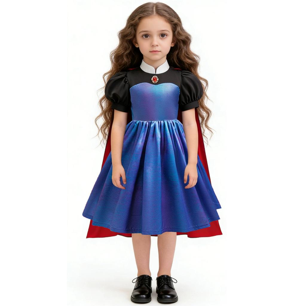 Halloween Carnival Party The Evil Queen Costume dress cloak Grimhilde cosplay dress