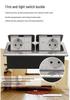 Multimedia Pop-up Floor Socket with German Standard Power Strip