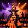 Halloween Costume Accessories Witch Hat, Reusable Oxford Cloth Pointed Wizard Festive Party Souvenir Hat for Costume, Carnival, Masquerade,