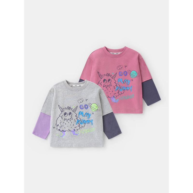 Right European Style Boys' Long-Sleeve T-Shirt Children's Spring Clothing 2026 New Children's Wear Baby Casual Versatile Spring and Autumn Base Shirt