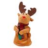 Rotating Christmas Rotating Deer Electric Christmas Doll Dances And Sings Decorative Ornaments Figurines Miniatures Crafts