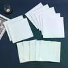6/12Pcs Men's Pure White Handkerchiefs Women's Plain Handkerchiefs Pure Cotton Handkerchiefs Flap Pocket Pants Scarf