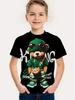 Kids Boys Clothes Short Sleeve Cool Bear Print Children Summer Clothes Boys Tshirt Casual Stylish Girl Clothes O-Neck Child Tops