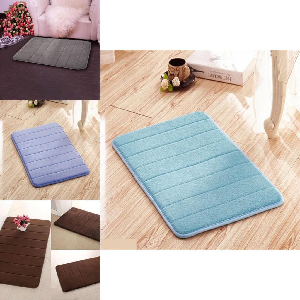 High-quality Anti-bacterial Memory Foam Bath Mat With Shock-absorbing Touch
