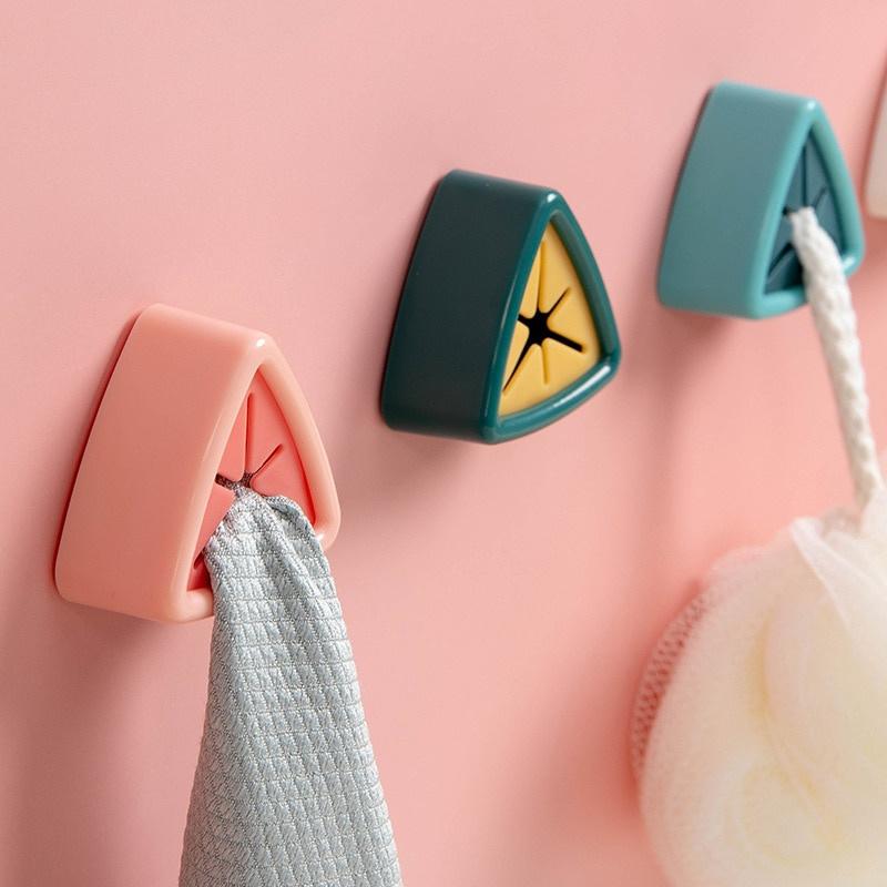 10pcs Punch Free Towel Plug Holder Bathroom Organizer Rack Towels Storage Wash Cloth Clip Bathroom Kitchen Accessories Tool