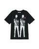 THEMUSEUMVISITOR Two Curators Artwork Overfit T-Shirt (Black)
