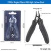 3.5-inch Angled Cutting Stainless Steel Wire Pliers for DIY