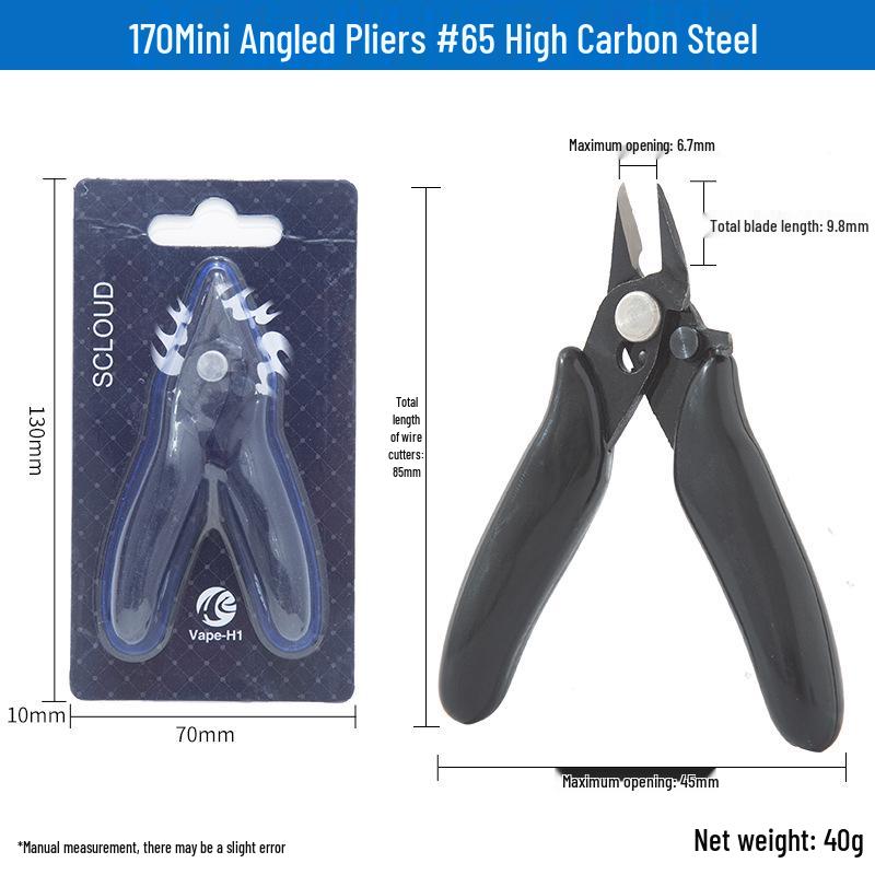 3.5-inch Angled Cutting Stainless Steel Wire Pliers for DIY