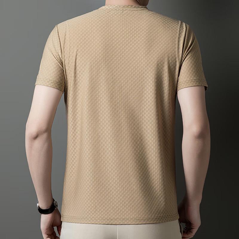PLAYBOY Men's Ice Silk Short Sleeve T-Shirt